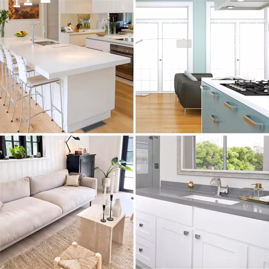 Piano di lavoro del bagno con lastra in pietra di quarzo da cucina con ripiano in pietra per hotel